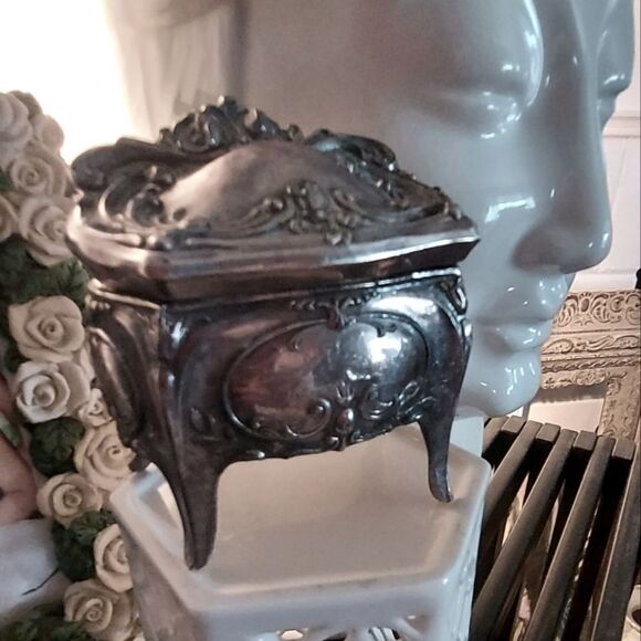 Vintage Other - Antique Art Nouveau Casket Trinket Box